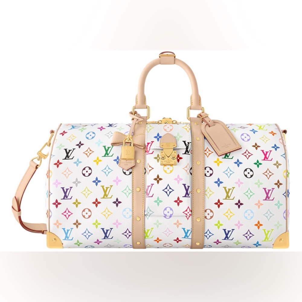 Louis Vuitton Murakami Multicolor Monogram Speedy 45 Bag